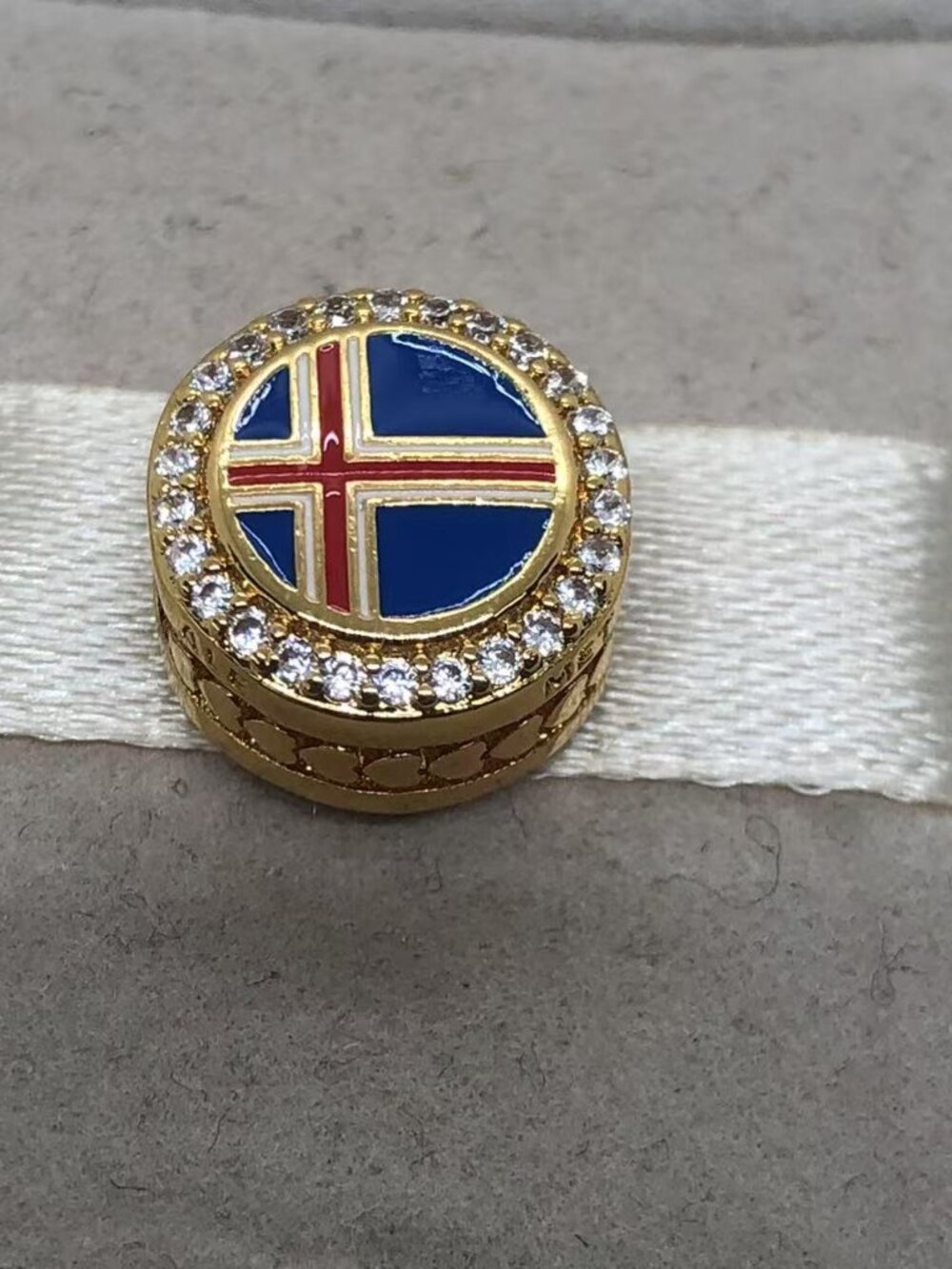 ✨🔥Pandora ICELAND Flag Bead Exclusive Charm